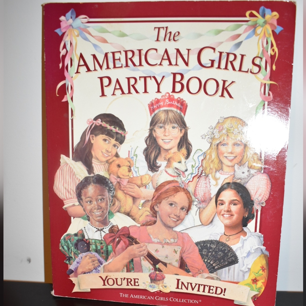 Bundle of 3 American Girl Books - Party Book, American Girl Handbook, and Games